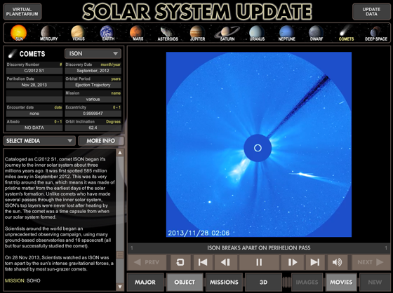 Solar System Update