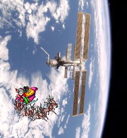 Santa Claus and the ISS