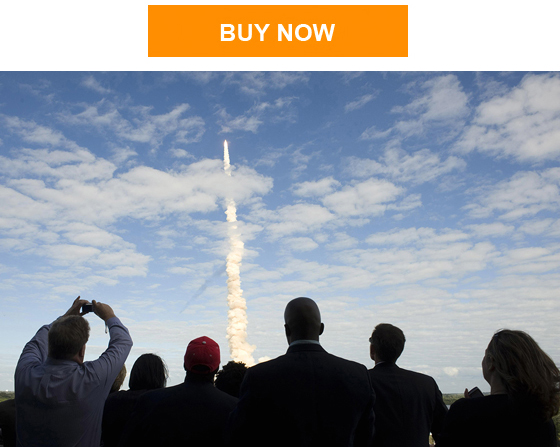 Crowd watching launch