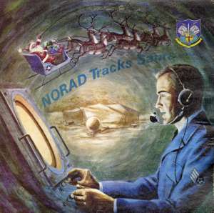 An airman tracking Big Red One at NORAD